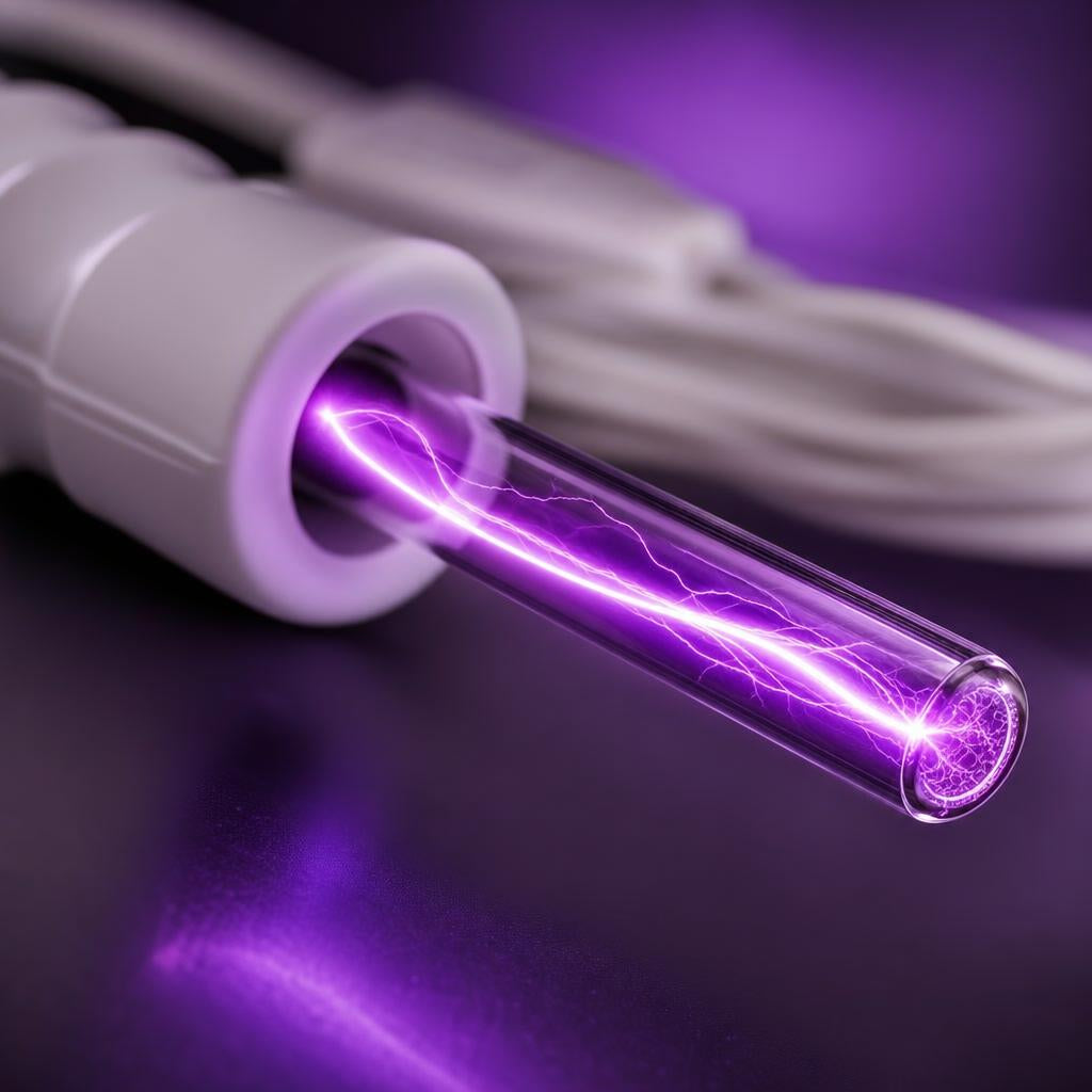 What's that violet glow?